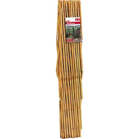 MIRACLE-GRO Bond 72 in. H X 8 in. W X 1.5 in. D Natural Bamboo Expandable Fence BF24